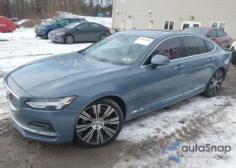 2021 Volvo S90 T6 Inscription from USA, damaged, VIN LVYA22ML9MP196542